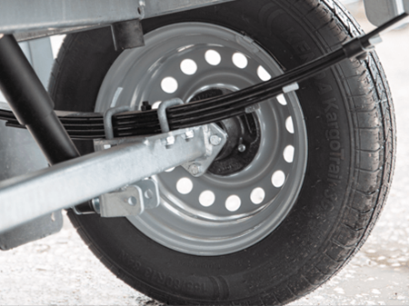 Listové odpružení přívěsných vozíků RESPO